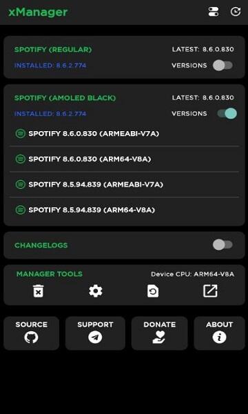 xManager Spotify Premium APK