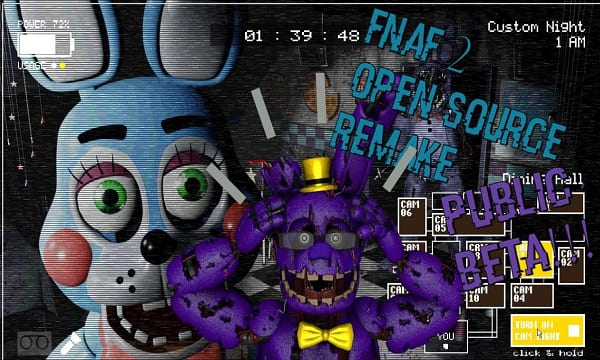 OpenFNaF: A Work-in-Progress Open Source Re-implementation of Five Nights  at Freddy's : r/fivenightsatfreddys