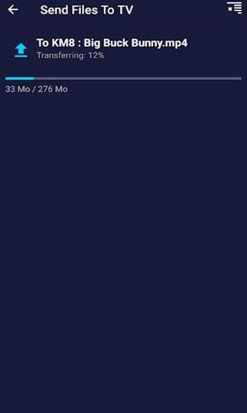 Send Files to TV App
