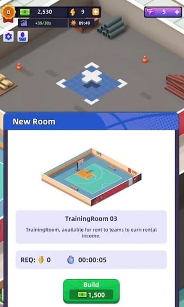 Idle Basketball Arena Tycoon Mod APK Unlimited Money