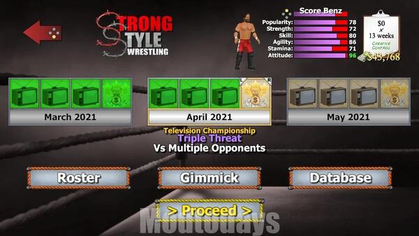 Wrestling Empire Forever Mod APK Unlocked Everything