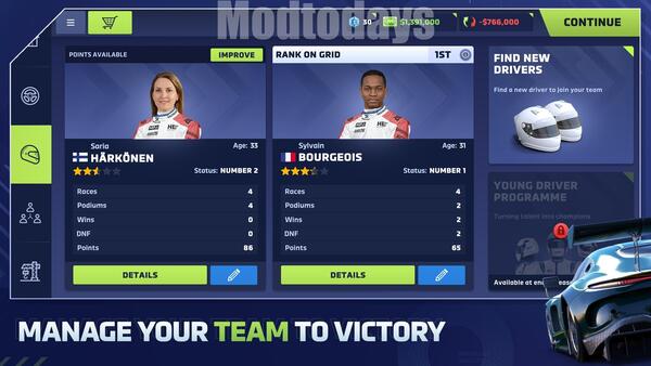 Motorsport Manager 4 APK Unlimited Money