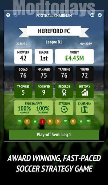 Football Chairman Pro Mod APK Unlimited Resources