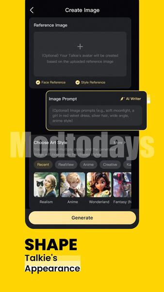 Talkie AI Mod APK Personalized AI Chats