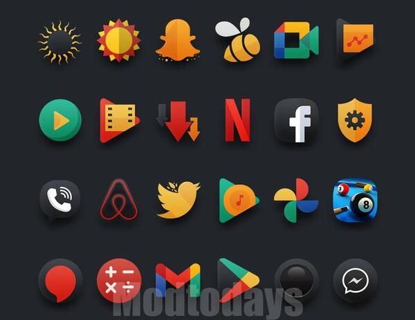 Darko Icon Pack Mod APK Full