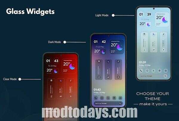 Glass Widgets APK Full Version