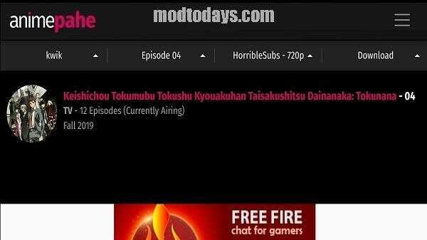 Download Animepahe APK