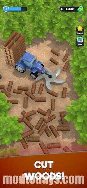 Lumber Chopper Mod APK Unlimited Everything
