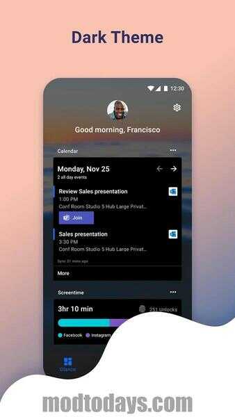 Microsoft Launcher APK Mod