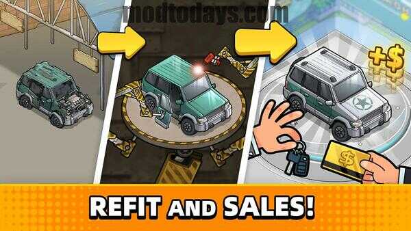 Used Car Tycoon APK Unlimited Money 