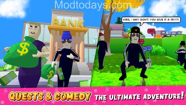 Dude Theft Wars Mod APK unlimited money