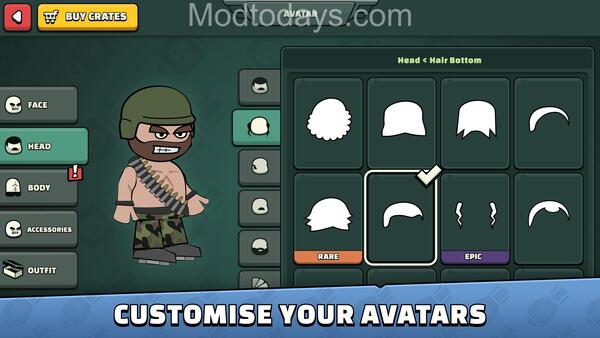 Mini Militia Mod APK Menu