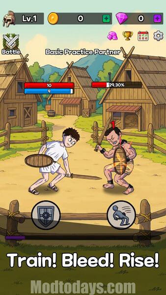 Legend of Gladiator Mod APK Unlimited Gems