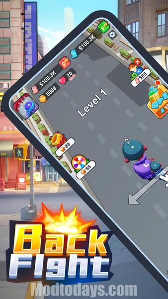 Back Fight Mod APK Unlimited Money