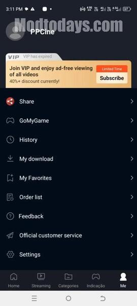 PPCine Mod APK Unlocked All