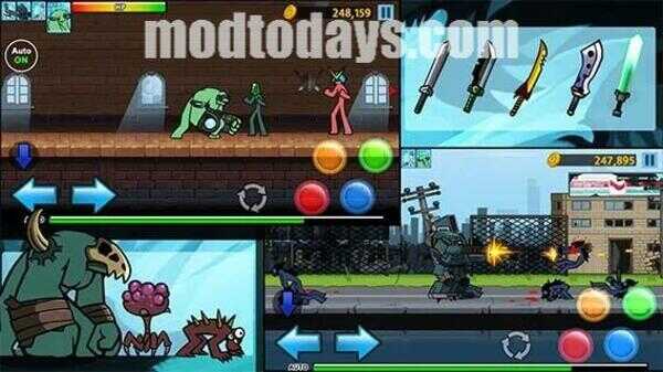 Anger of Stick 4 Mod APK Unlimited Money and Gems