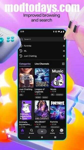 Twitch Mod APK AD Free
