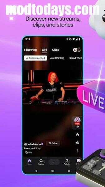 Twitch Mod APK No Ads