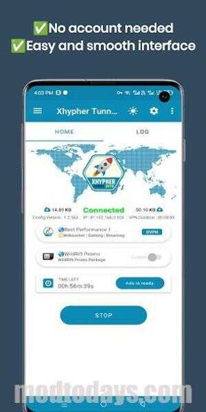 Xhypher Tunnel Pro APK Unlimited Time
