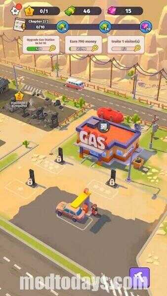 Roadside Empire Mod APK Unlimited Gems