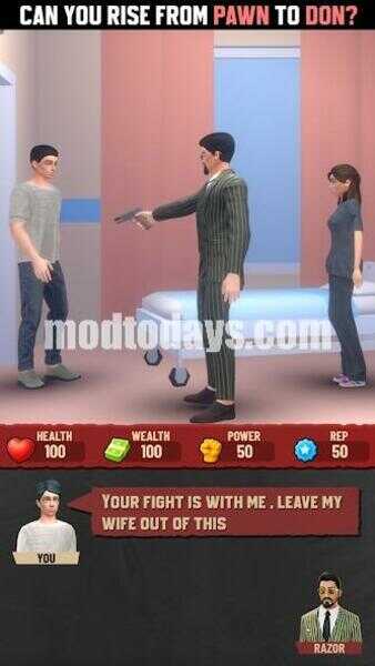 Pawn To Don Mod APK Ads Rewards