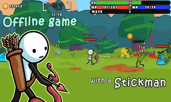 Stickman Mod APK Unlimited Money