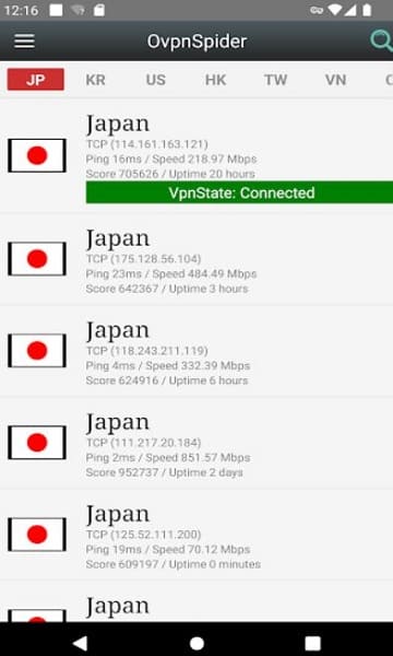 OvpnSpider APK For Android