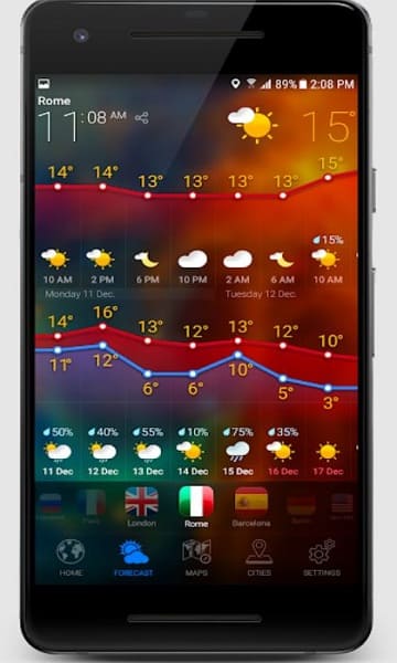 3D Earth Pro Local Forecast APK For Android