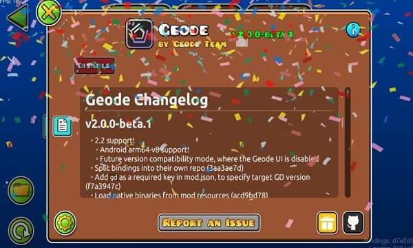 Geode Mod Geometry Dash