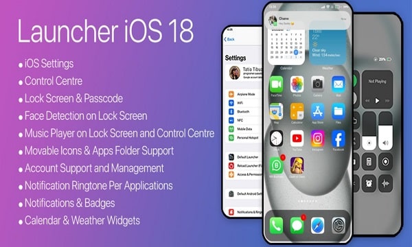 Download Launcher iOS 18 Mod APK For Android